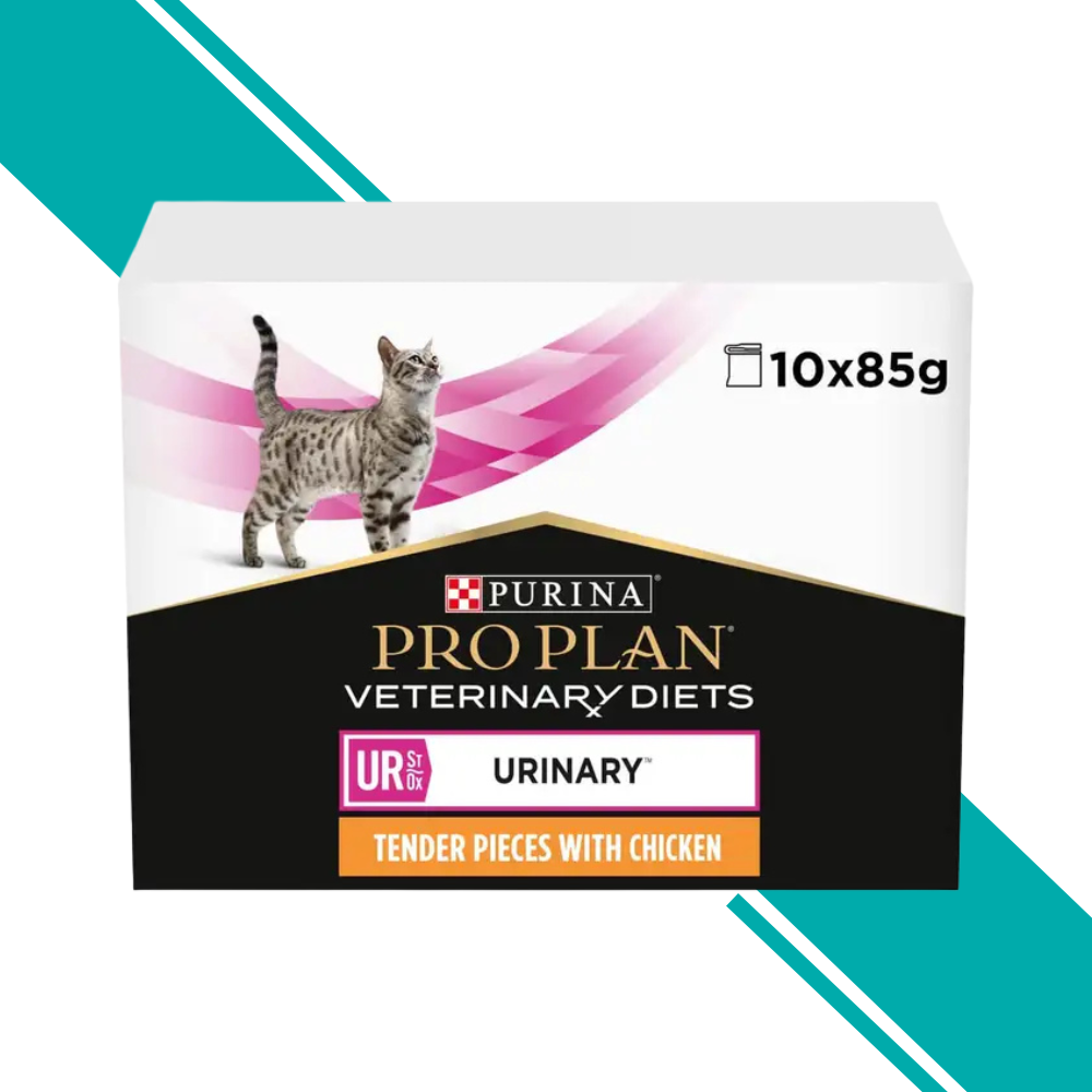 Purina Pro Plan Veterinary Diets UR Urinary - Wet Cat Food 10x85g Pouches